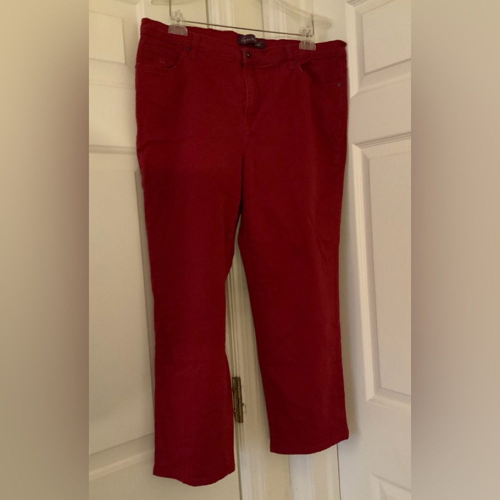 Neo-Vintage Red Jeans by Gloria Vanderbilt. Amanda